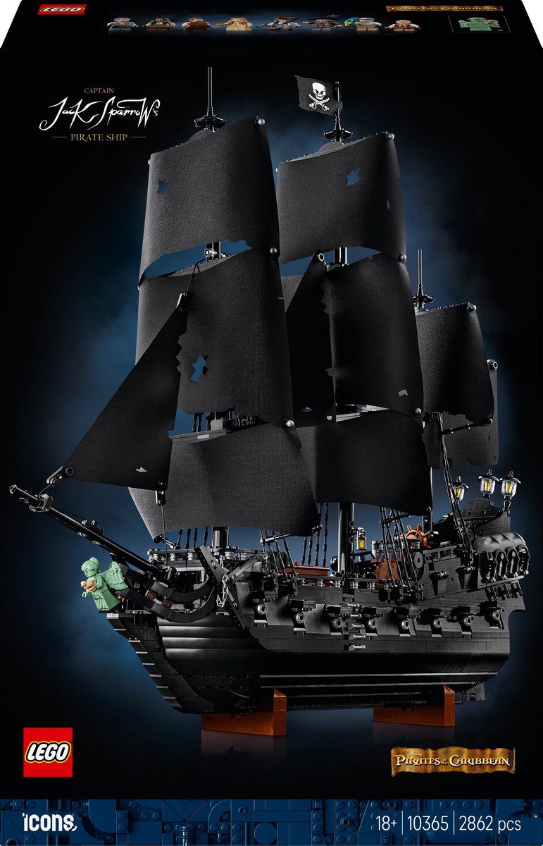 LEGO Het piratenschip van kapitein Jack Sparrow 10365