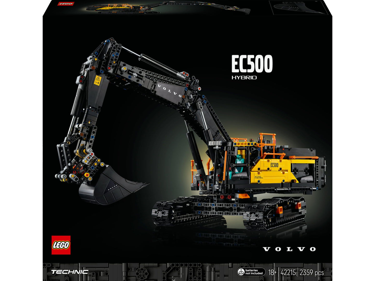 LEGO Technic 42215 Volvo EC500 Hybrid graafmachine