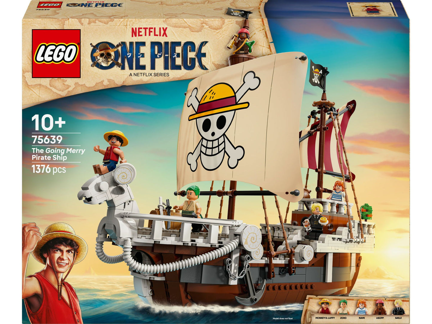 LEGO One Piece 75639 Het piratenschip Going Merry